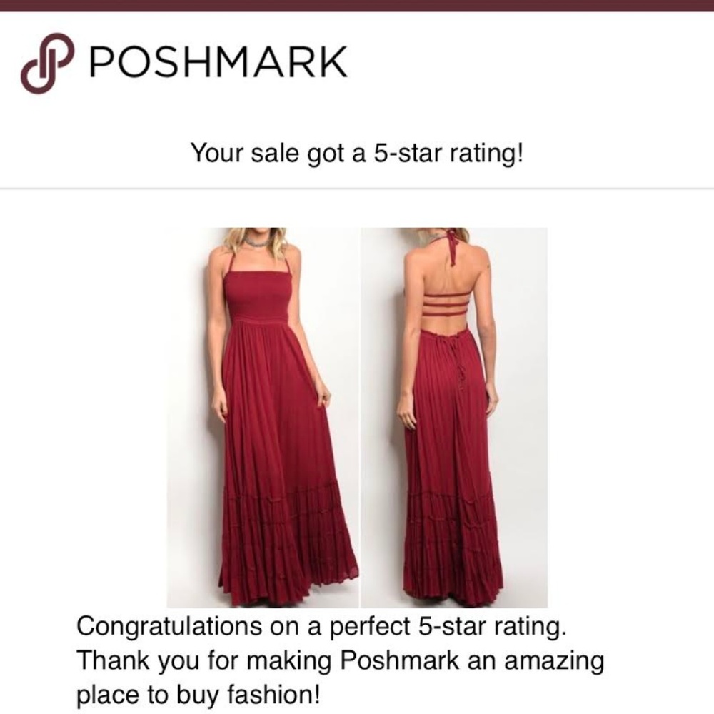 LAST 1! GIRLY & FLIRTY RED WINE MAXI DRESS - Picture 4 of 5